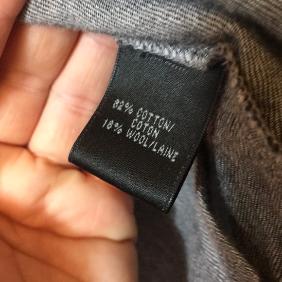 Soft wool blend grey shirt - Picture 3 of 6